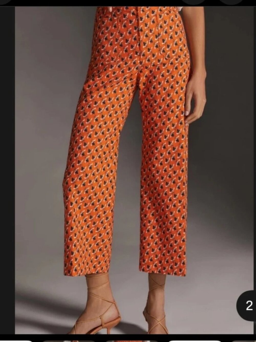 Anthropologie Sarah Gordon Maeve Bee  Pants Size 10 - Picture 2 of 12